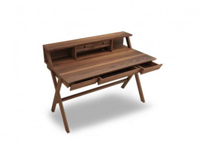 Solid wood desk wooden furniture modern computer table with drawers